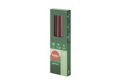 Bolsius Gotische kaarsen 245/24 Velvet Red 4 stuks in verpakking