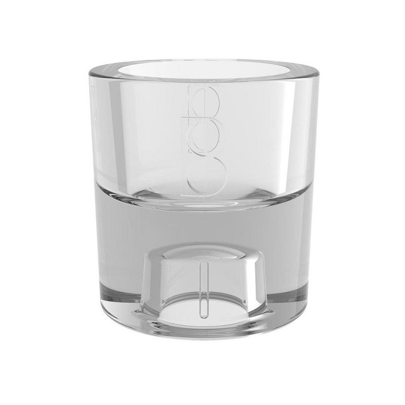 Bolsius glazen kandelaar 2-in-1-waxinelichthouder of kandelaar