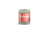 Bolsius Shine Collection Bougie bloc rustique 80/68 Vert Jade-Vert Jade