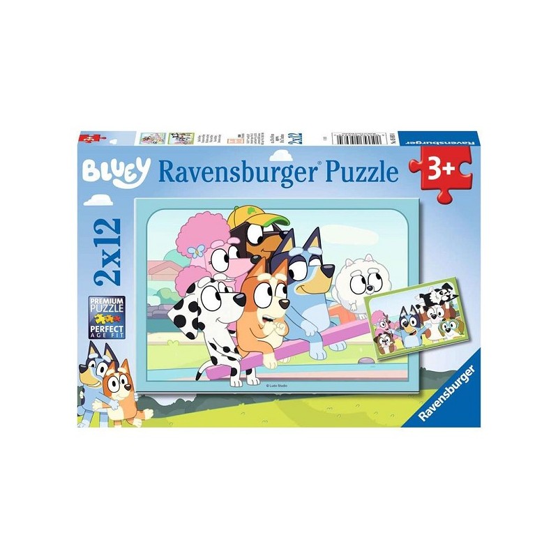 Ravensburger puzzel Bluey 2x12 stukjes