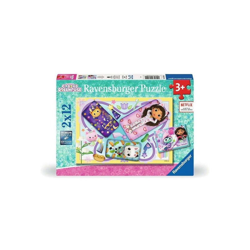 Ravensburger puzzel Gabby's Dollhouse 2x12 stukjes