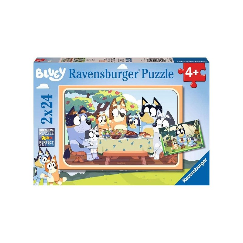 Ravensburger puzzel Bluey 2x24 stukjes