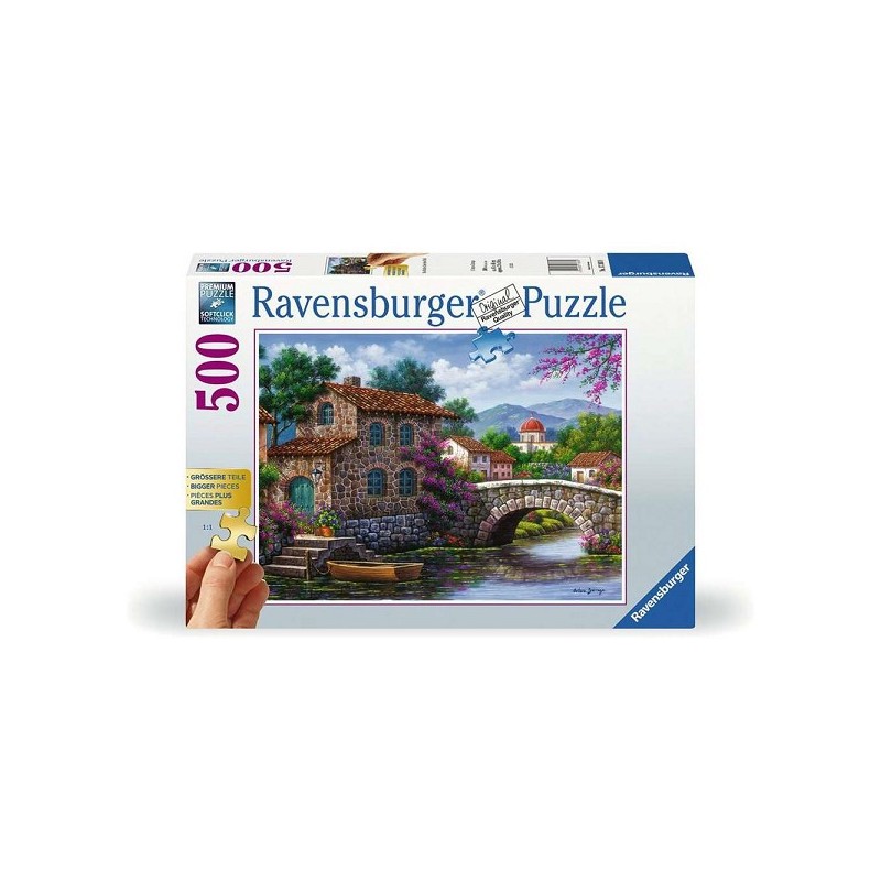Ravensburger puzzel De brug over het water 500 stukjes