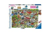 Ravensburger puzzel Comic - Holiday resort 2: The campsite 1000 stukjes