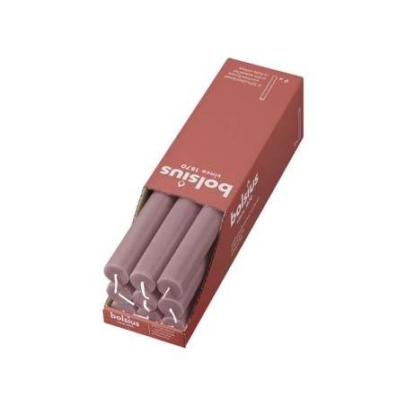 Bolsius Rustiek tafelkaars Ash Rose 270/23mm - Doos a 9 stuks