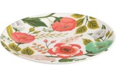Bord plat melamine bloemen Ø20cm