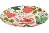 Bord plat melamine bloemen Ø25cm