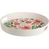 Dienblad melamine bloemen Ø30xh4cm