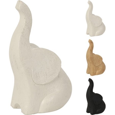 Deco Olifant 17cm 3 assorti