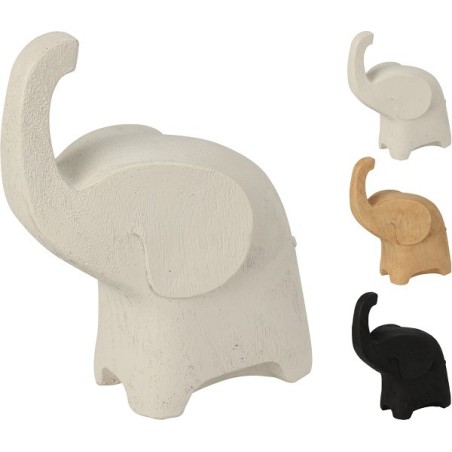 Deco Olifant 20cm 3 assorti