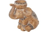 Olifant theelichthouder 15cm