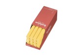 Bolsius Shine Collection Boîte de 16 bougies rustiques jaune soleil