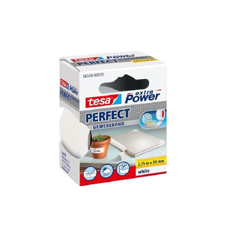 Tesa extra power 38 mm wit