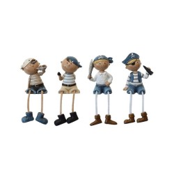 Pieds de corde pour enfants pirates 4,5x2x11cm polystone