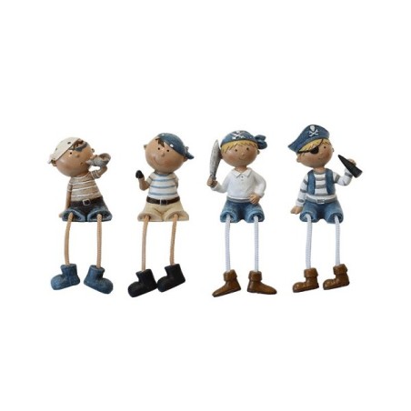 Pieds de corde pour enfants pirates 4,5x2x11cm polystone