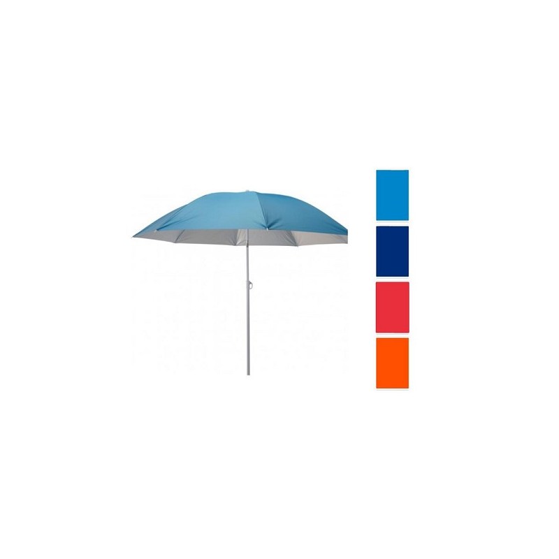 Parasol avec courbure 180cm disponible en différentes couleurs