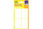 etiket Zweckform 54x35mm wit blister a 24 etiketjes. Bundel a 10 pakjes