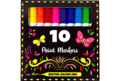 Étui de marqueurs de peinture de 10 pièces
