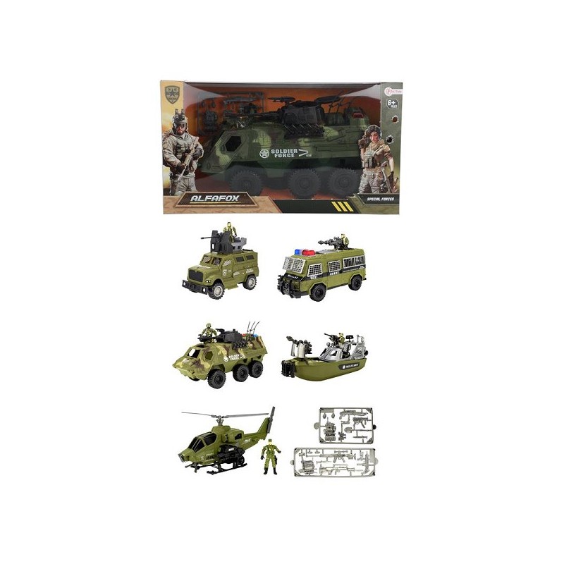 Toi Toys Alfafox Véhicule Militaire avec accessoires