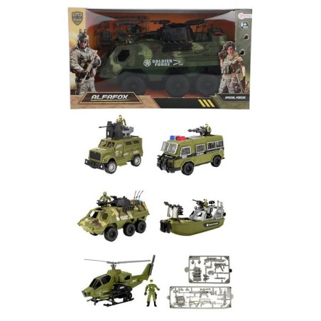 Toi Toys Alfafox Véhicule Militaire avec accessoires