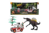 Toi Toys Coffret de jeu Le Monde des Dinosaures jeep+dino