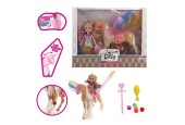Toi Toys Poupée ado Lauren 15cm + licorne mobile