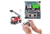 Toi Toys Mini vuilniswagen of brandweerauto R-C + licht en geluid