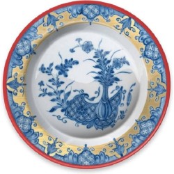 Bord Delfts Blauw Metaal In Showdoos Ø26cm