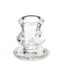 Bougeoir en verre Bolsius rond 6,2x5,7cm transparent