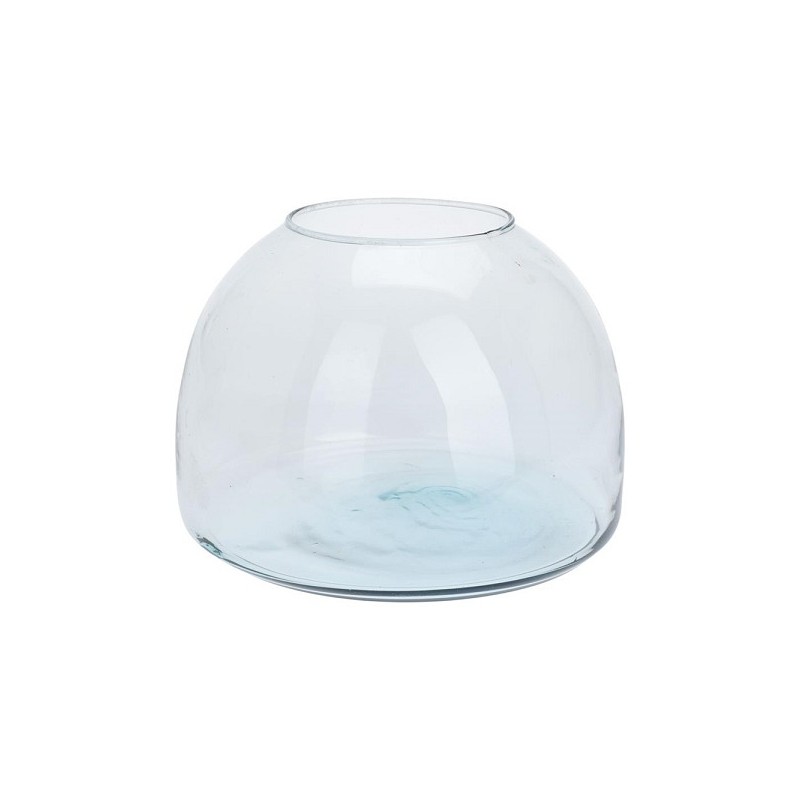 Vase en verre recyclé modèle terra Ø22xh16cm