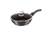 BerlingerHaus Cocotte avec couvercle 24 cm Metallic Line Carbon Pro Edition Induction