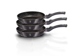BerlingerHaus set de poêles 3 pièces Metallic Line Carbon Pro Edition Induction