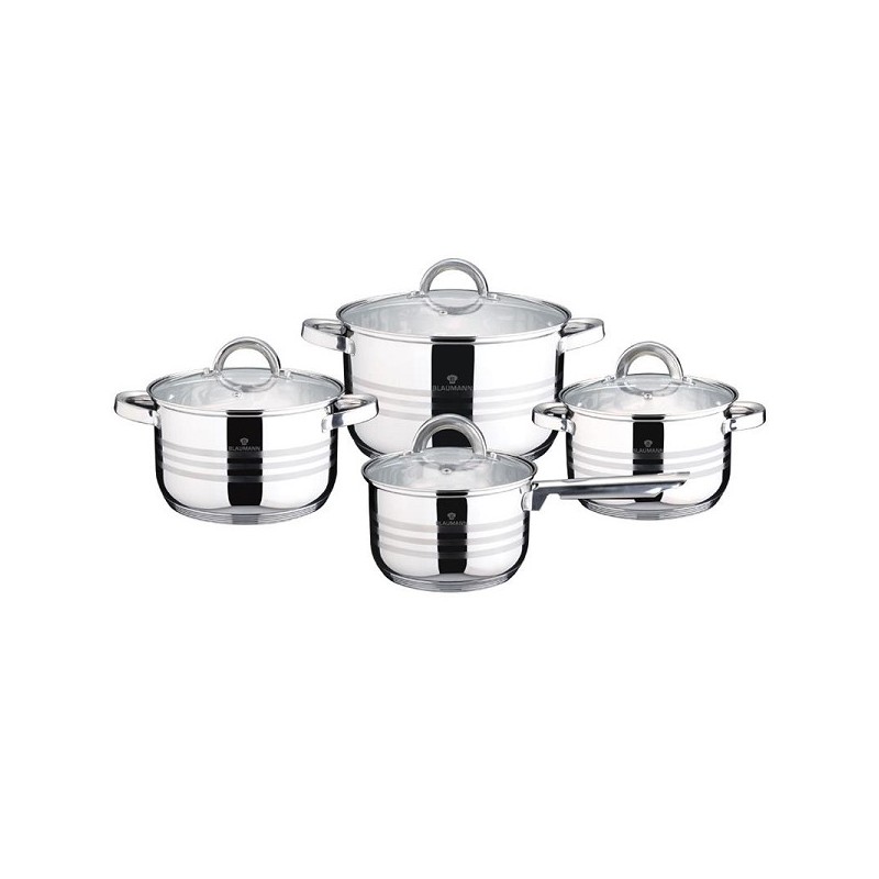 BerlingerHaus batterie de cuisine 8 pièces Gourmet Line Induction