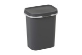 Curver afvalbak Mistral plat 10 liter anthraciet 25x17x30 cm (bxdxh)
