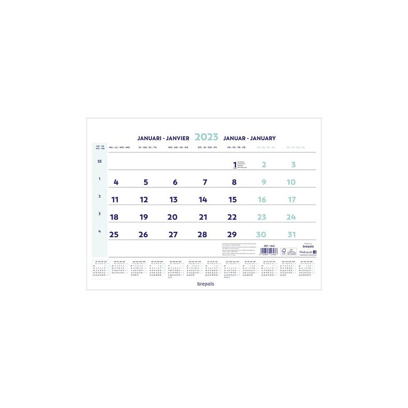 Maandkalender 2024 46x31cm