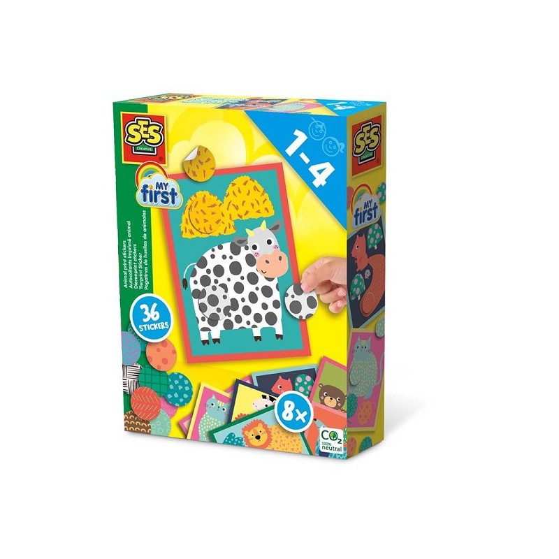 Ses My first - Autocollants imprimés animaux