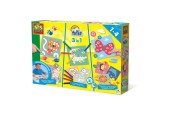 Ses My first - 3-in-1 Vingerverven, kleuren en vormen plakken