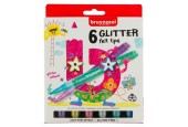 Bruynzeel 6 Glitter Felt Tips
