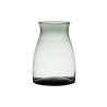 Hakbijl Glass Vaas Essentials Julia grijs transparant H20cm