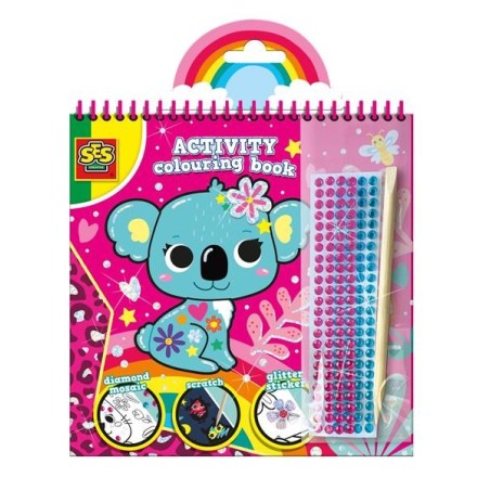 Ses Doe livre de coloriage diamants 3-en-1