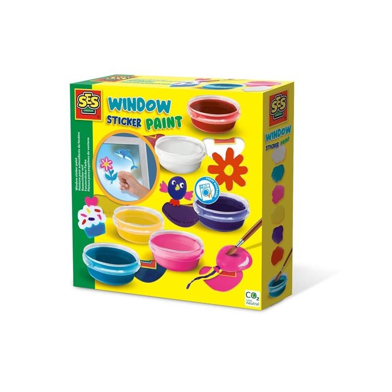 Ses Raamsticker verf - maak je eigen raamstickers