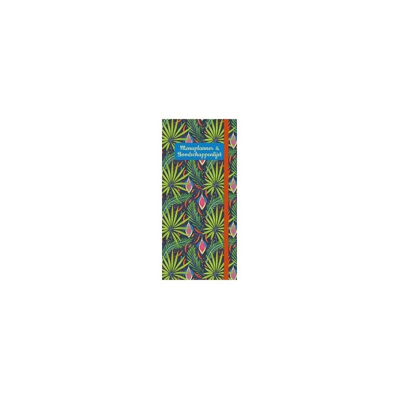 Deltas Menuplanner & boodschappenlijst - Tropical black