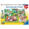 Ravensburger puzzel Kleine prinsessen - Legpuzzel - 3x49 stukjes