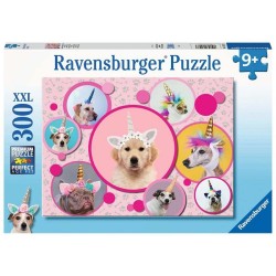 Puzzle Ravensburger Chiens licornes mignons - Puzzle - 300 pièces
