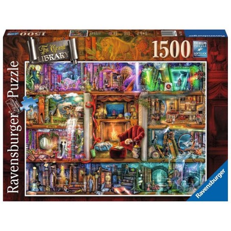Ravensburger puzzel De grote bibliotheek - Legpuzzel - 1500 stukjes