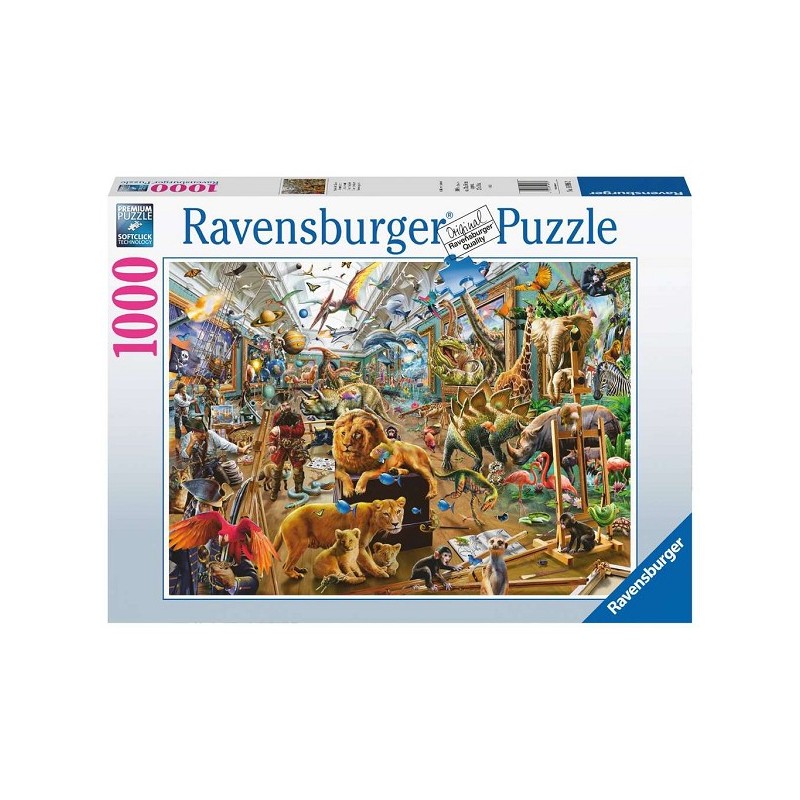 Puzzle Ravensburger Chaos dans la galerie - Puzzle - 1000 pièces