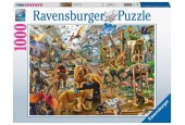 Ravensburger puzzel Chaos in de galerie - Legpuzzel - 1000 stukjes