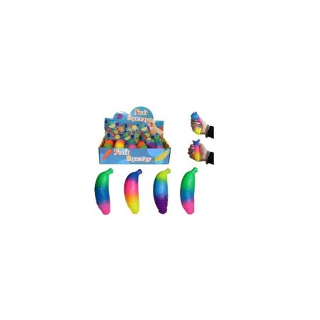 Squeeze Banaan 13cm met beads