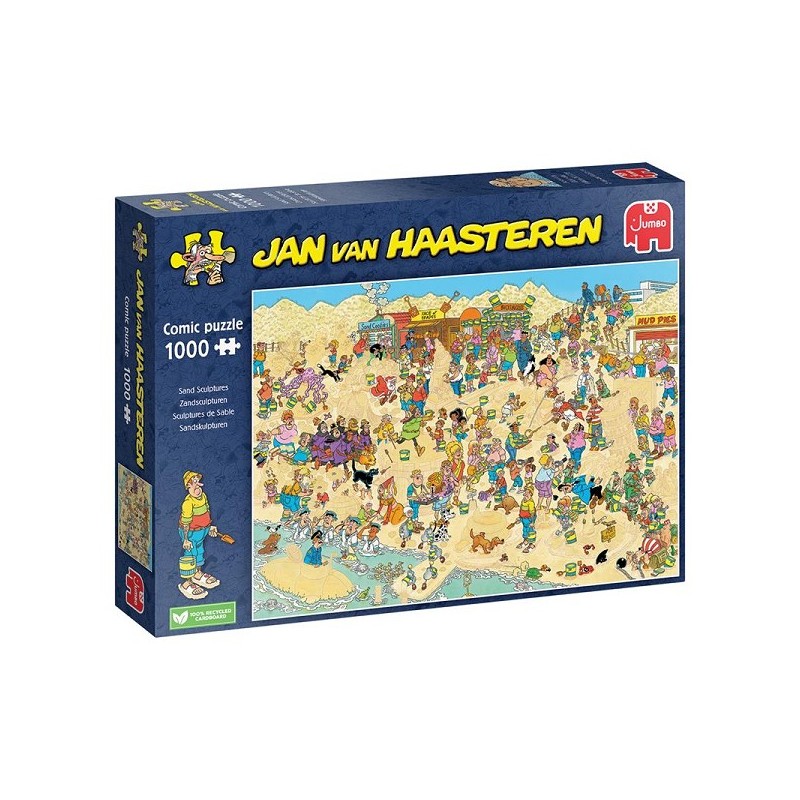 Puzzle Jumbo Jan van Haasteren sculptures de sable 1000pcs