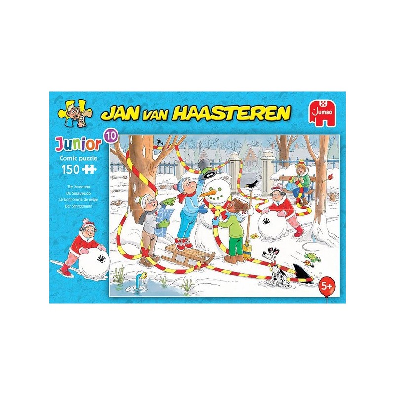 Jumbo Jan van Haasteren Junior puzzel SKU 10 150pcs de Sneeuwpop